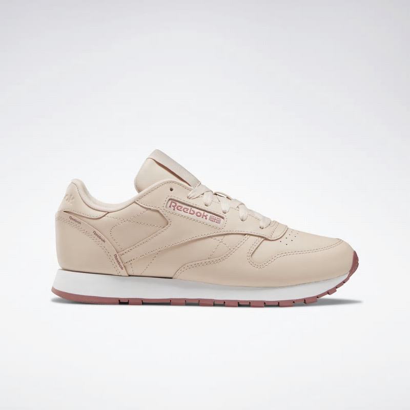 Reebok Classic Leather Tenisky Damske - Ruzove/Ruzove UJ4677HR